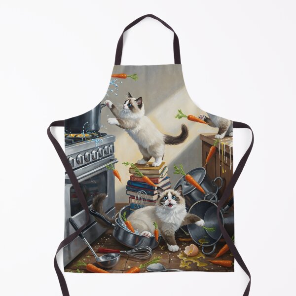 Item preview, Kitchen Cat-astrophe – A Carrot Chaos! designed and sold by GlassArtCraft.