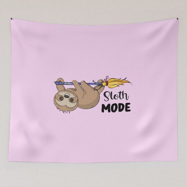 Item preview, Sloth Mode designed and sold by NettiesWallArt.