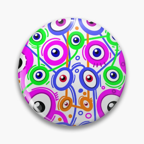 Item preview, Pintura abstracta de ojos estilo caricatura designed and sold by fifou96.