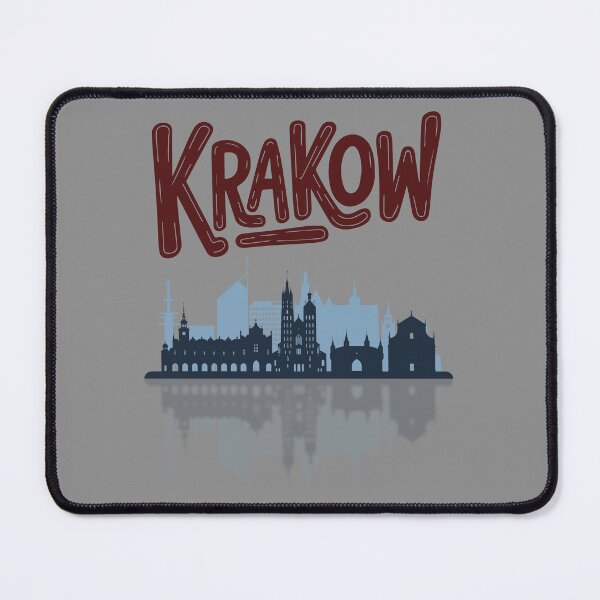 Item preview, Krakow Skyline Reflection Typography Art Design designed and sold by Trendofashion.