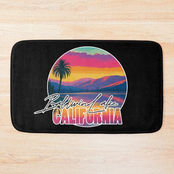 Item preview, Baldwin Lake, San Bernardino County, California, Lake sunset designed and sold by Wanderful-roads.