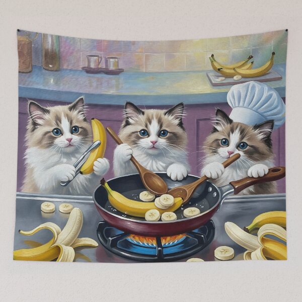Item preview, The Masterchefs – A Banana Fry designed and sold by GlassArtCraft.