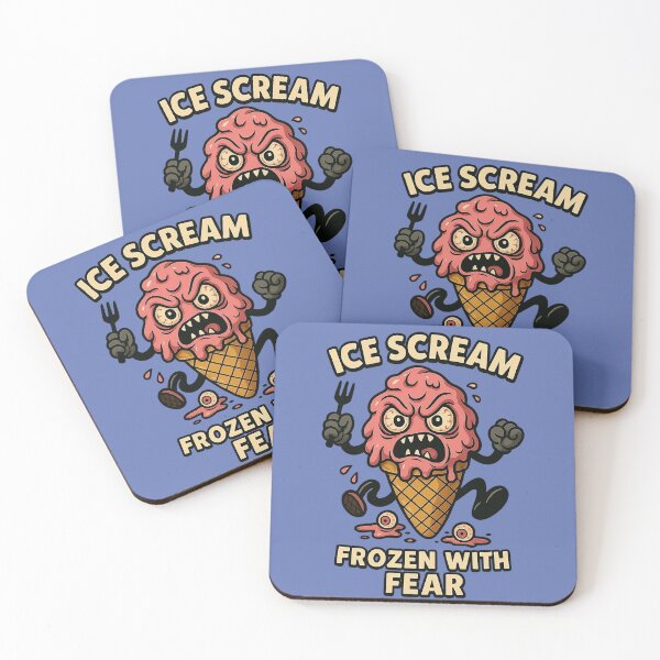 Item preview, Ice Scream – Spooky Halloween Fast Food Horror Ice Cream Art designed and sold by SnapLabDesigns.