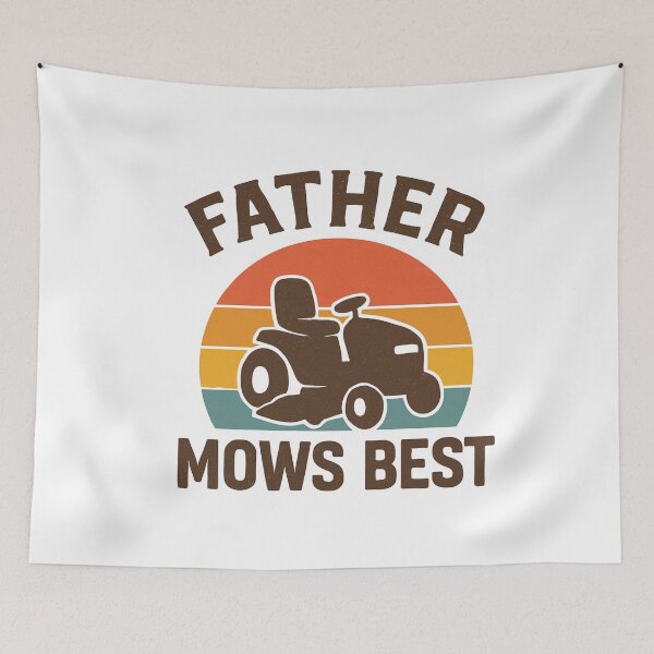 Item preview, Father Mows Best Lawn King designed and sold by flagylART.