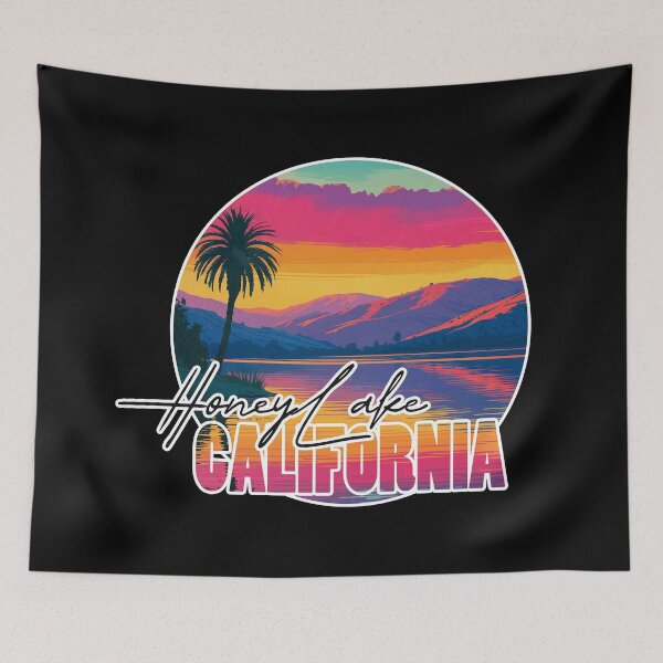 Item preview, Honey Lake, Lassen County, California, Lake sunset designed and sold by Wanderful-roads.