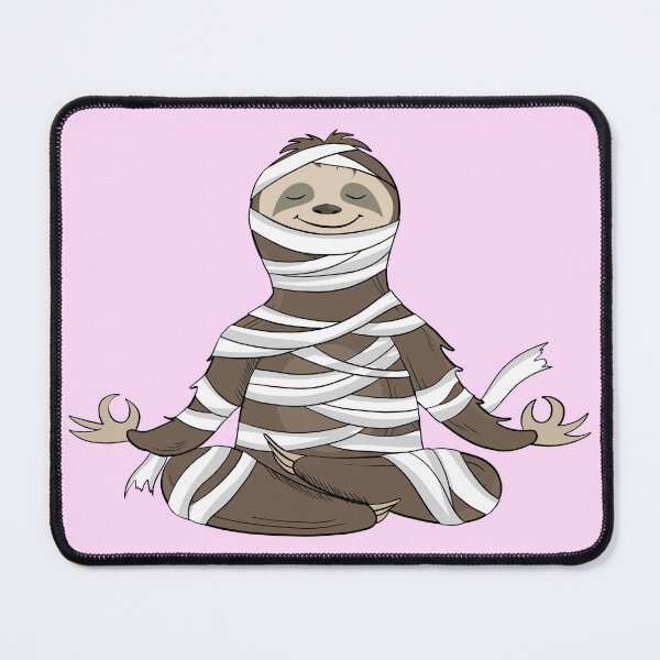 Item preview, Sloth Halloween mummy designed and sold by NettiesWallArt.