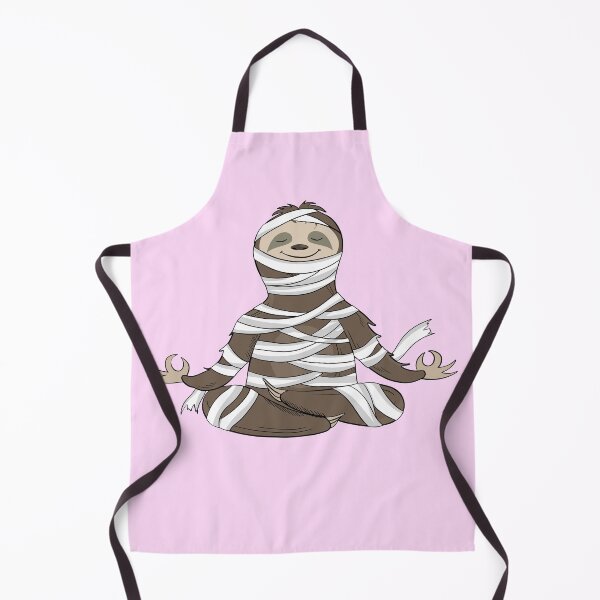 Item preview, Sloth Halloween mummy designed and sold by NettiesWallArt.