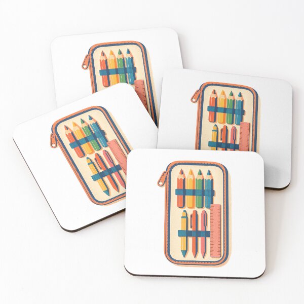 Item preview, Vintage back to school supplies illustration with pencils and pens, isolated png, AI generated designed and sold by dvoevnore.