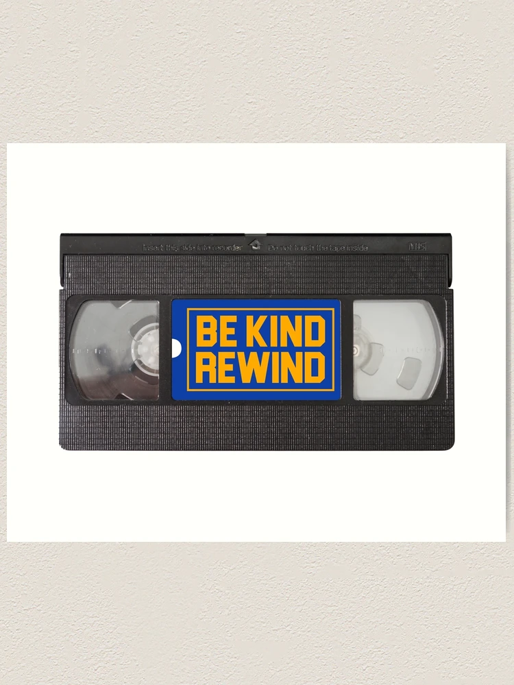 Blockbuster Video Rental VHS - Be Kind Rewind Stickers