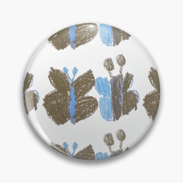 Item preview, FD 0004 B - Butterfly Crayon Pattern designed and sold by o finding Studio.