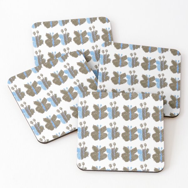 Item preview, FD 0004 B - Butterfly Crayon Pattern designed and sold by o finding Studio.