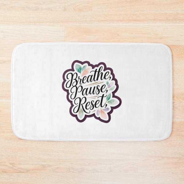 Item preview, Breath Pause Reset | Mindfulness & Relaxation Design designed and sold by KiValuate.
