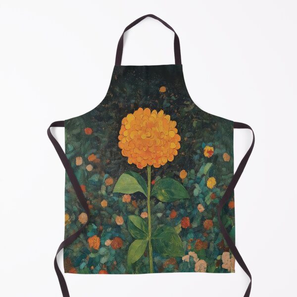 Item preview, A creative and expressive design of a Marigold flower with vibrant colors. designed and sold by HEMRO.