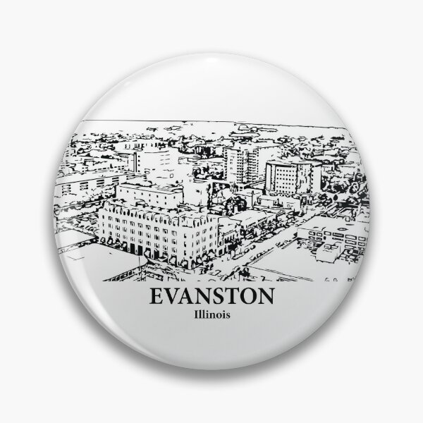 Item preview, Evanston - Illinois designed and sold by Lakeric Cityscapes.