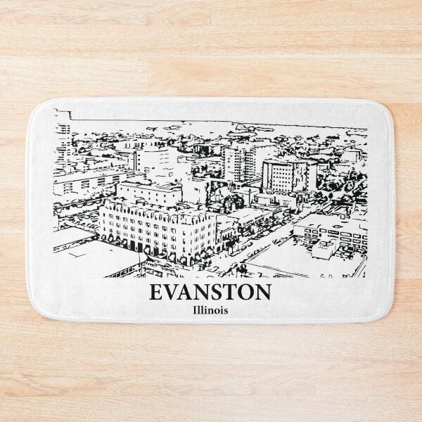 Item preview, Evanston - Illinois designed and sold by Lakeric Cityscapes.