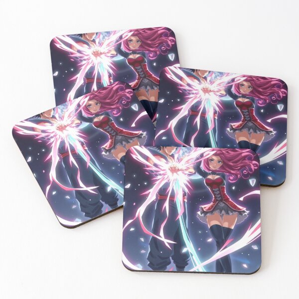 Item preview, Dynamic Anime Duo Sticker – Energetic Ninja Style Illustration designed and sold by Tiwtiws.