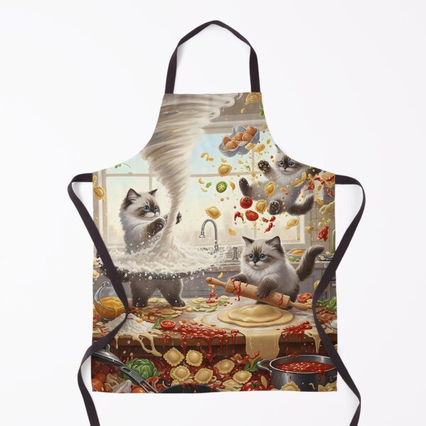 Item preview, The Feline Pasta Disaster designed and sold by GlassArtCraft.