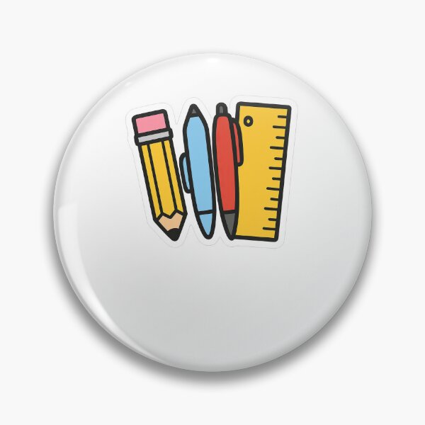 Item preview, Back to school stationery icon featuring a pencil, pen, ruler on transparent background, AI generated designed and sold by dvoevnore.