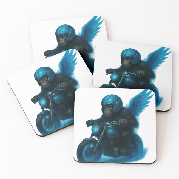 Item preview, Wild Monkey Biker designed and sold by Huiflourish.