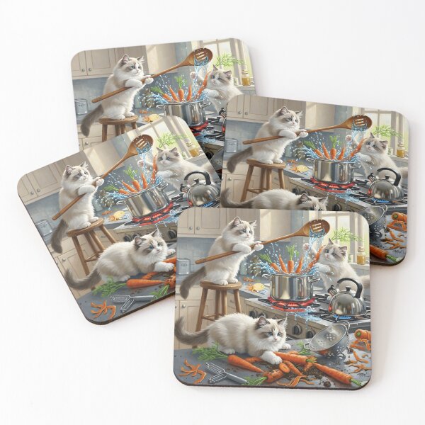 Item preview, How to Cook Carrots – The Cat Way designed and sold by GlassArtCraft.