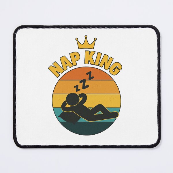 Item preview, Nap King – Retro Vintage Sleep Lover Design designed and sold by Snappy Splash.