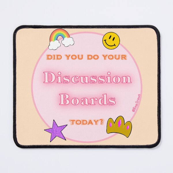 Item preview, Cute Discussion Board Reminder for students designed and sold by BinaDraws.