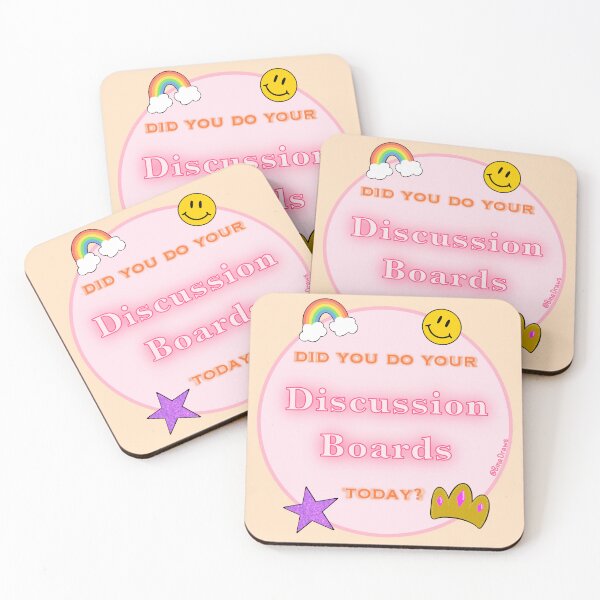 Item preview, Cute Discussion Board Reminder for students designed and sold by BinaDraws.