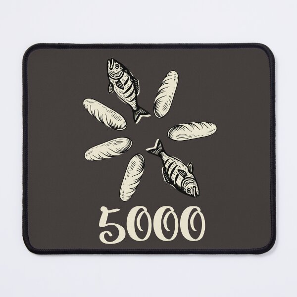 Item preview, 2 Fishes 5 Breads Jesus Feeds The 5000 Christian Bible Verses designed and sold by Colorfulman.
