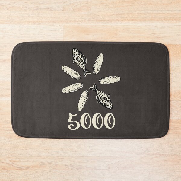 Item preview, 2 Fishes 5 Breads Jesus Feeds The 5000 Christian Bible Verses designed and sold by Colorfulman.
