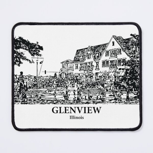 Item preview, Glenview - Illinois designed and sold by Lakeric Cityscapes.