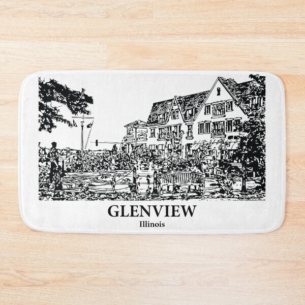 Item preview, Glenview - Illinois designed and sold by Lakeric Cityscapes.