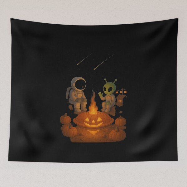 Item preview, Pumpkin Fire Tales in Space designed and sold by HEERMANArt.