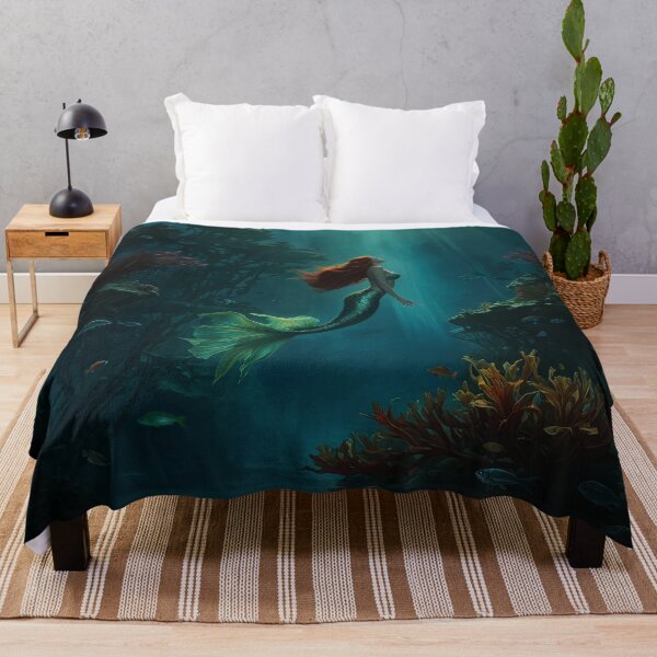 Item preview, Mermaid’s Dream Fantasy Art Underwater Scene designed and sold by FairyJournal.