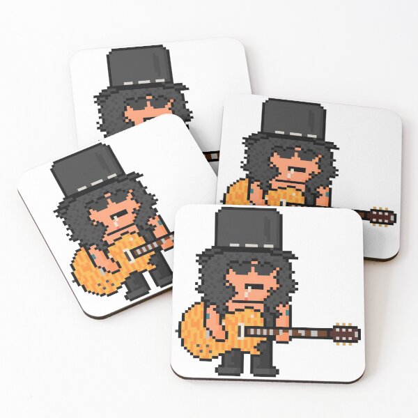 Item preview, Rock Battle Cool as Hell Pixel Guitarist in a Hat designed and sold by gkillerb.