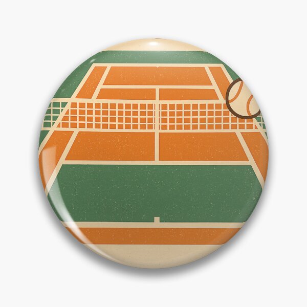 Item preview, Juego de partido: diseño retro de cancha de tenis vintage designed and sold by NovaMoodCo.