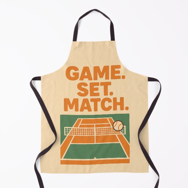 Item preview, Game Set Match – Retro Vintage Tennis Court Design designed and sold by NovaMoodCo.