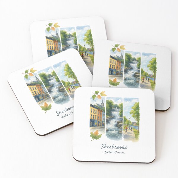 Item preview, Sherbrooke Québec Canada – Watercolor Illustration designed and sold by GestaltTees.