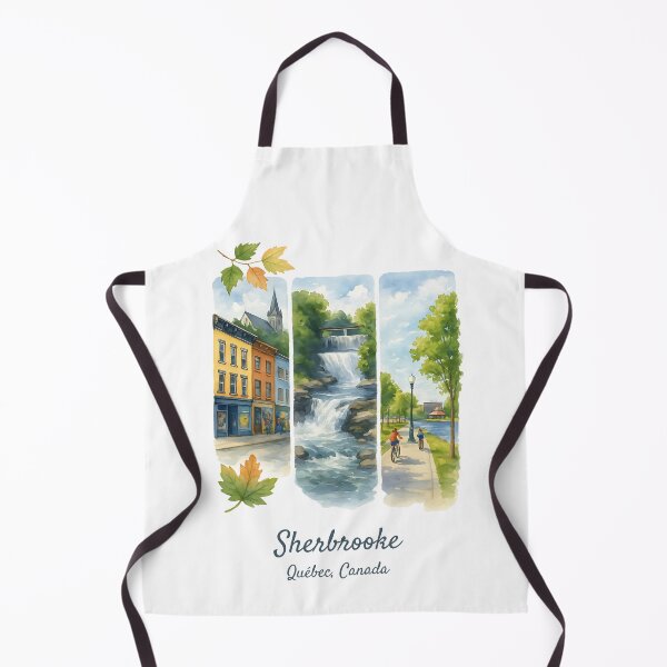 Item preview, Sherbrooke Québec Canada – Watercolor Illustration designed and sold by GestaltTees.