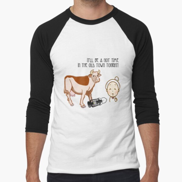 Old Lady Leary Baseball ¾ Sleeve T-Shirt