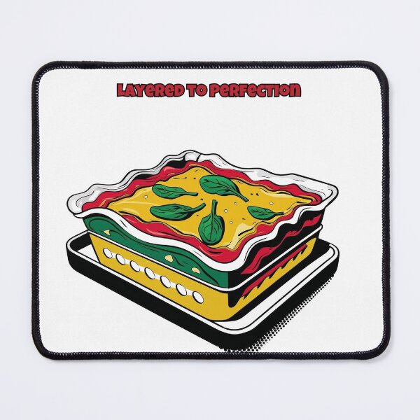 Item preview, Layered to Perfection – Funny Lasagna Lover Quote designed and sold by Snappy Splash.
