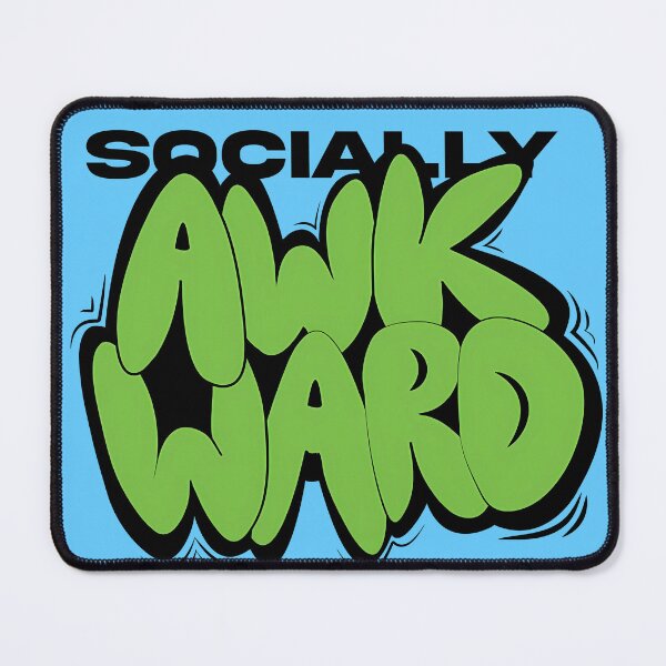 Item preview, Socially Awkward – Funny Graffiti Tee designed and sold by SAsi666.