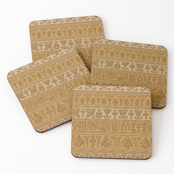 Item preview, Ancient Egyptian Hieroglyphic Pattern – Sacred Symbols Decorative Design designed and sold by Queen Cleopatra.