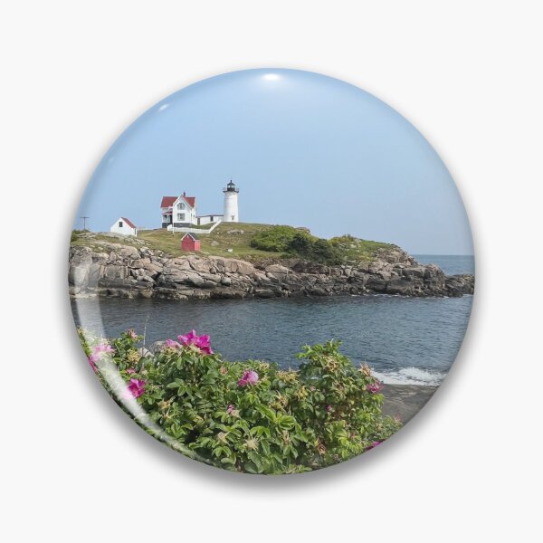 Item preview, Flowers at Nubble Lighthouse designed and sold by Willow Sage.