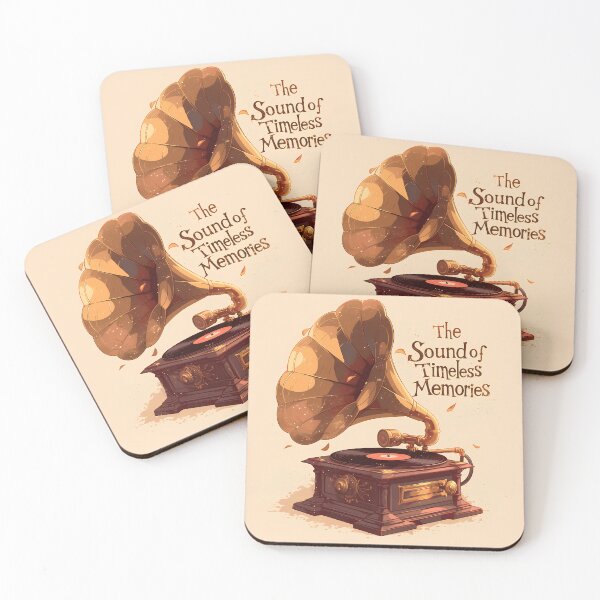 Item preview, Vintage Brass Phonograph Retro Illustration designed and sold by Windy-market.