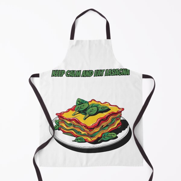 Item preview, Keep Calm and Eat Lasagna – Funny Food Quote designed and sold by Snappy Splash.