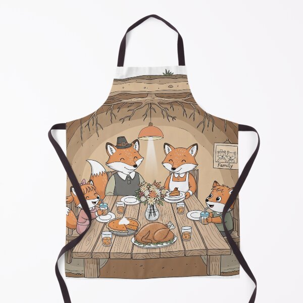 Item preview, Cozy Fox Family Thanksgiving: Celebration in the Den designed and sold by Claustronautas.