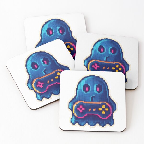 Item preview, Retro Gamer Ghost – Pixel Arcade Spooky designed and sold by StickyGuys.