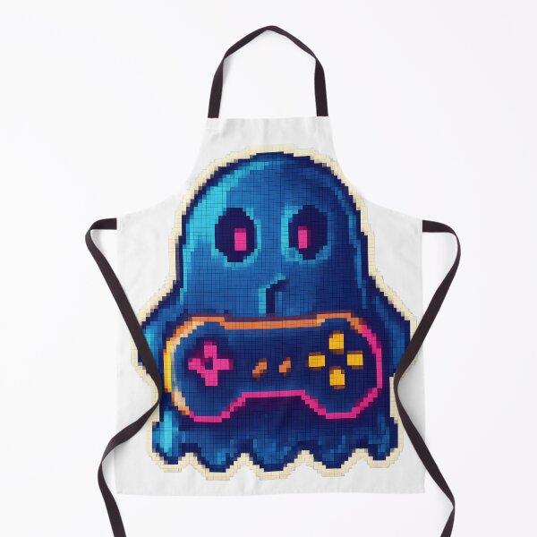 Item preview, Retro Gamer Ghost – Pixel Arcade Spooky designed and sold by StickyGuys.