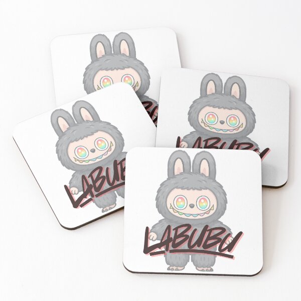 Item preview, Cute Labubu Character Art – Colorful Rainbow Eyes Monster Design designed and sold by Kabootri.