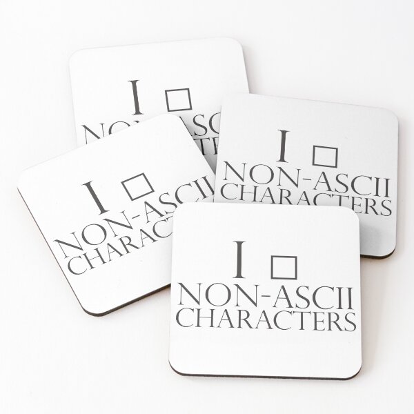 Item preview, I love non ASCII characters designed and sold by giovybus-x.